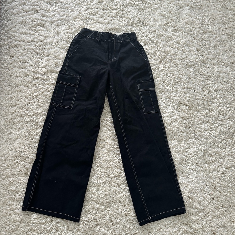 Black Cargo Pants